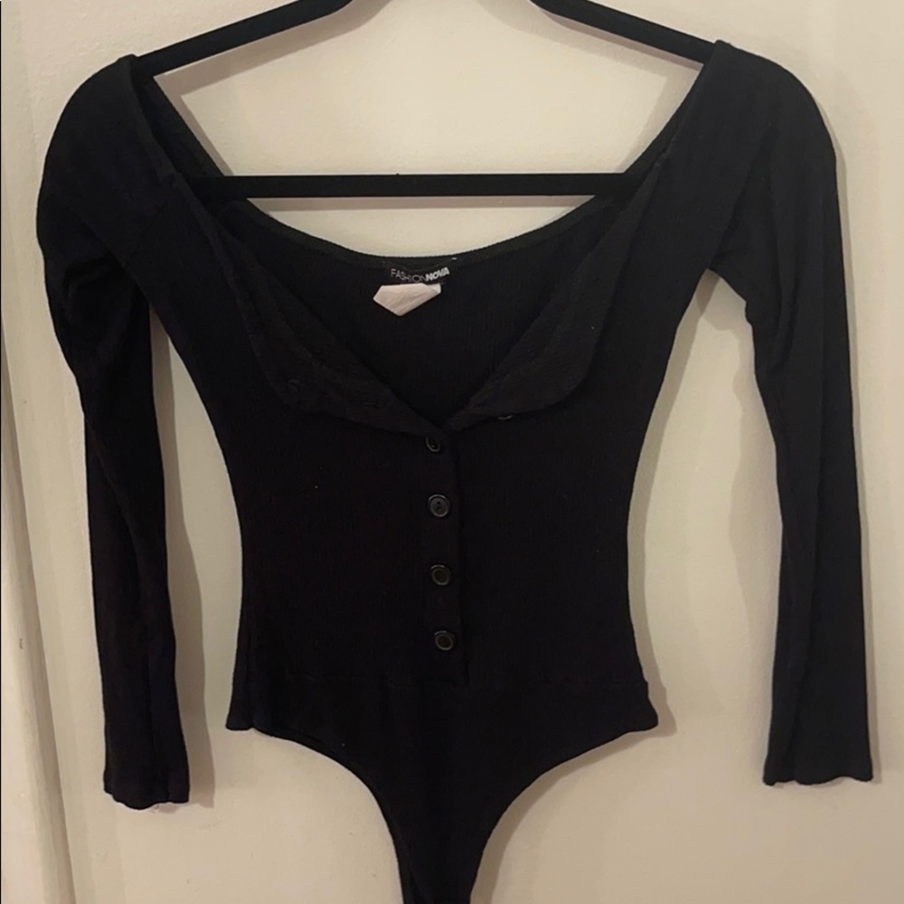 Off the shoulder body suit